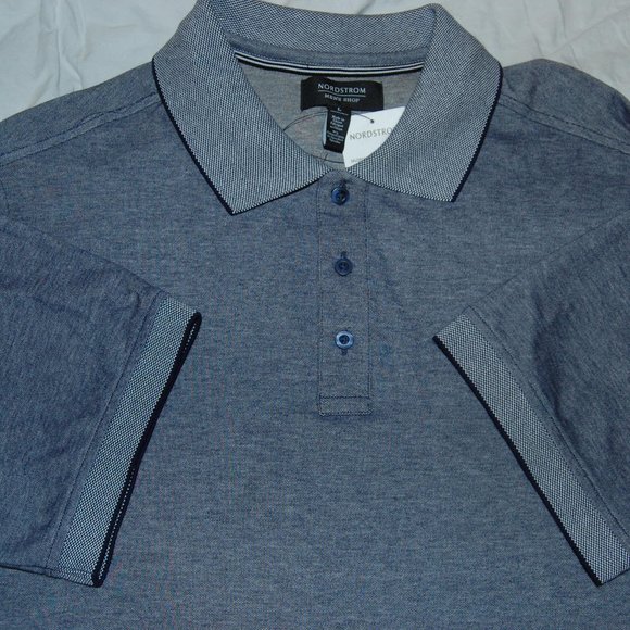 Nordstrom Men's Shop NWT Cotton Polo, Large